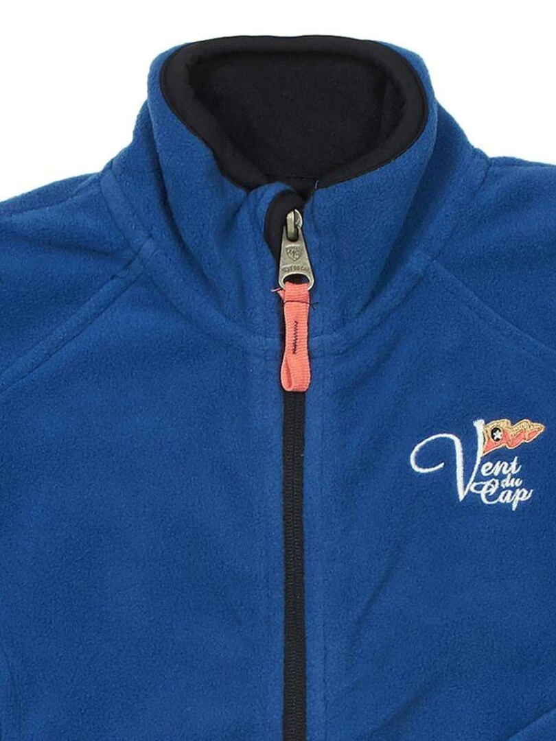 Blouson polaire fille GALICEA   VENT DU CAP   Bleu