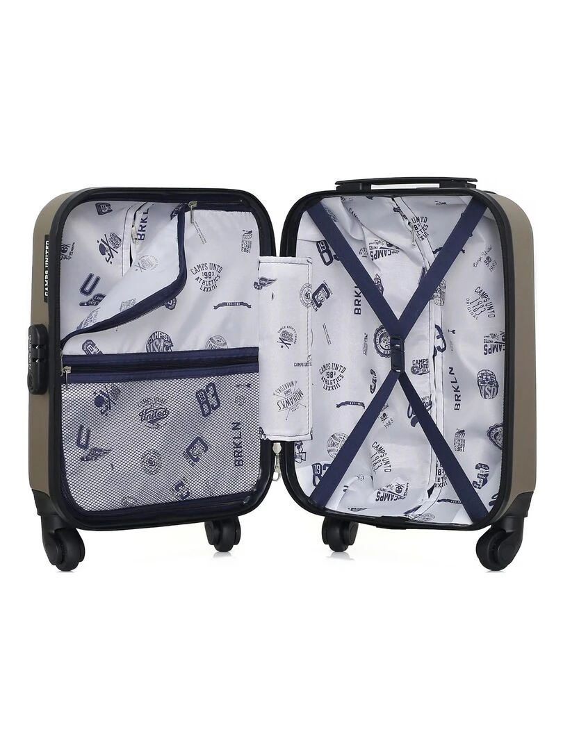 CAMPS UNITED   VALISE CABINE XXS BERKELEY 4 ROUES 46 CM   Beige