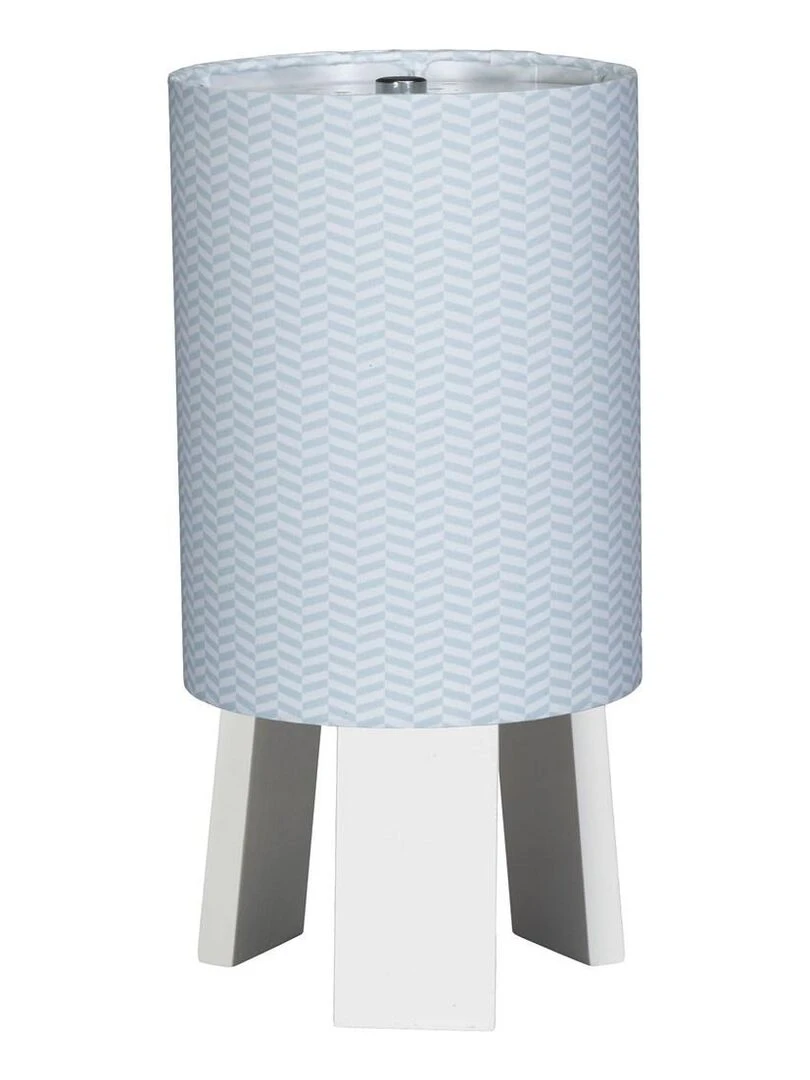 Lampe de chevet avec pied en coton Bleu SAUTHON Bleu