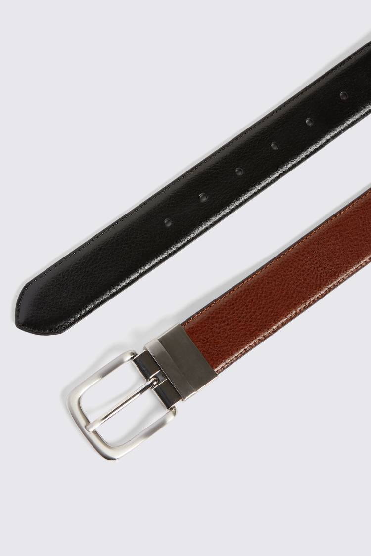 Causal Black & Brown Reversible Belt Buy Online at Moss
