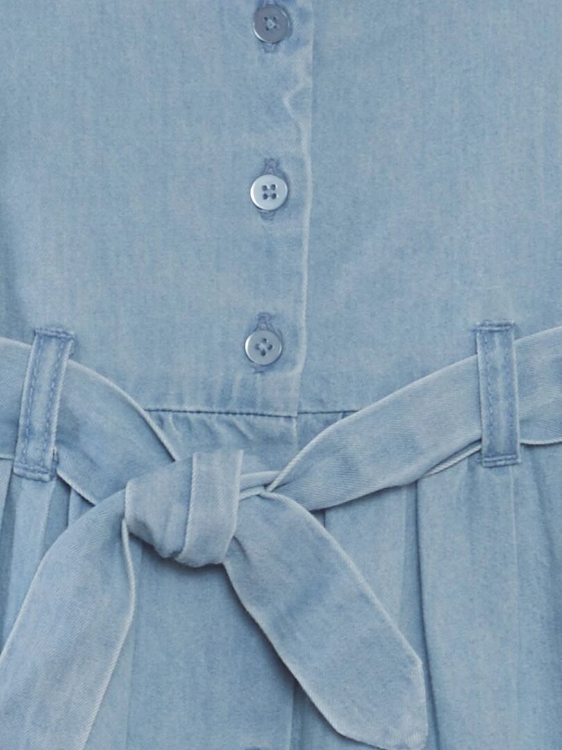 Robe en denim Bleu