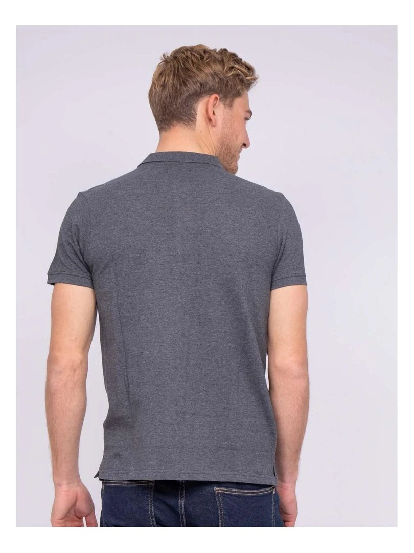 Polo pur coton PITAGOR Gris foncé