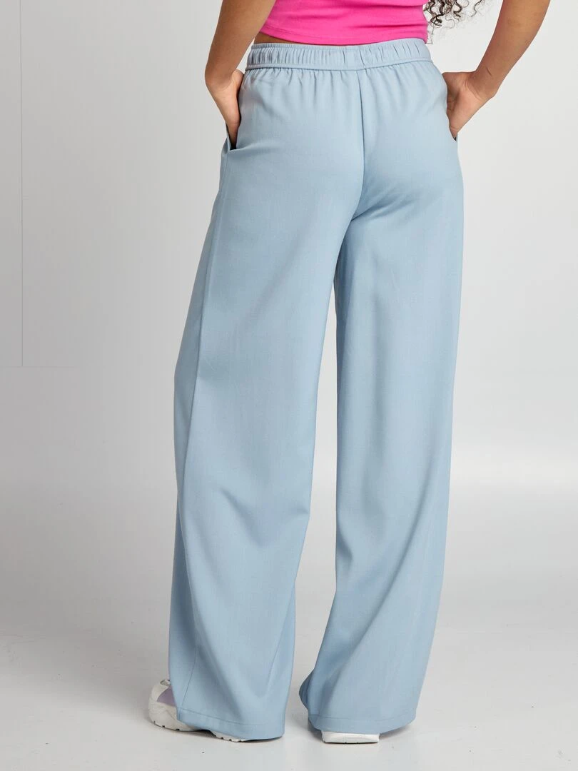 Pantalon large city   Bleu