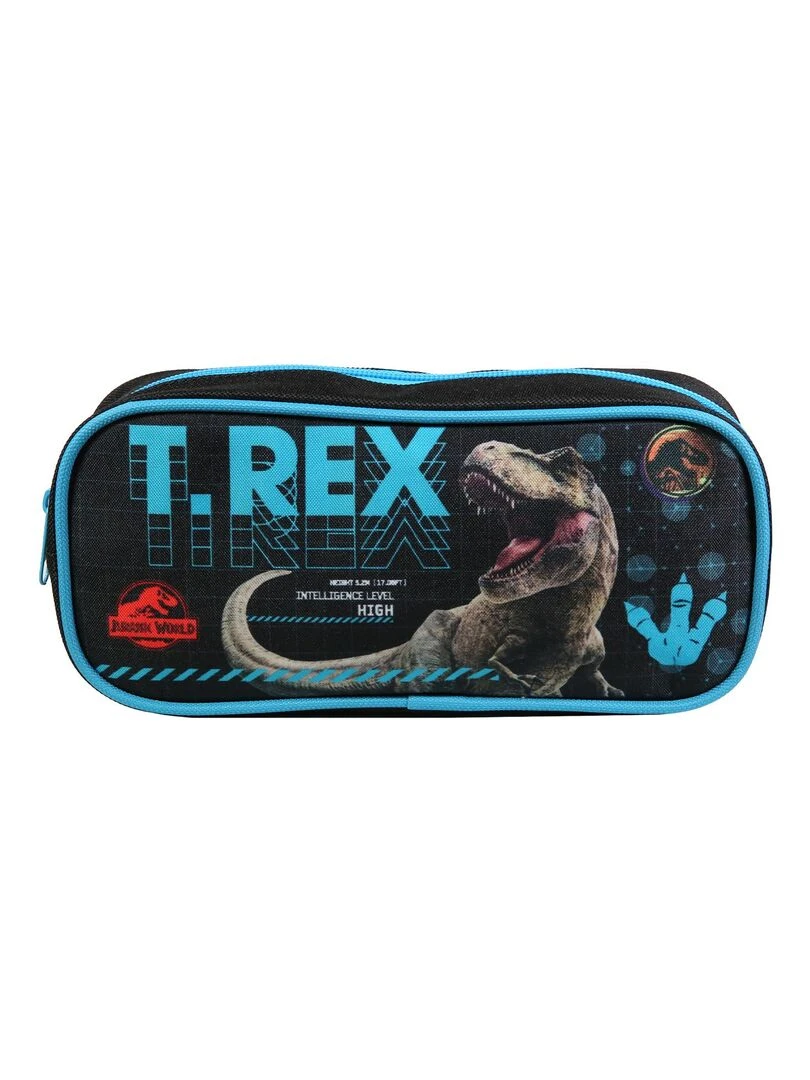 BAGTROTTER Trousse scolaire rectangulaire Jurassic World Noir T Rex Noir