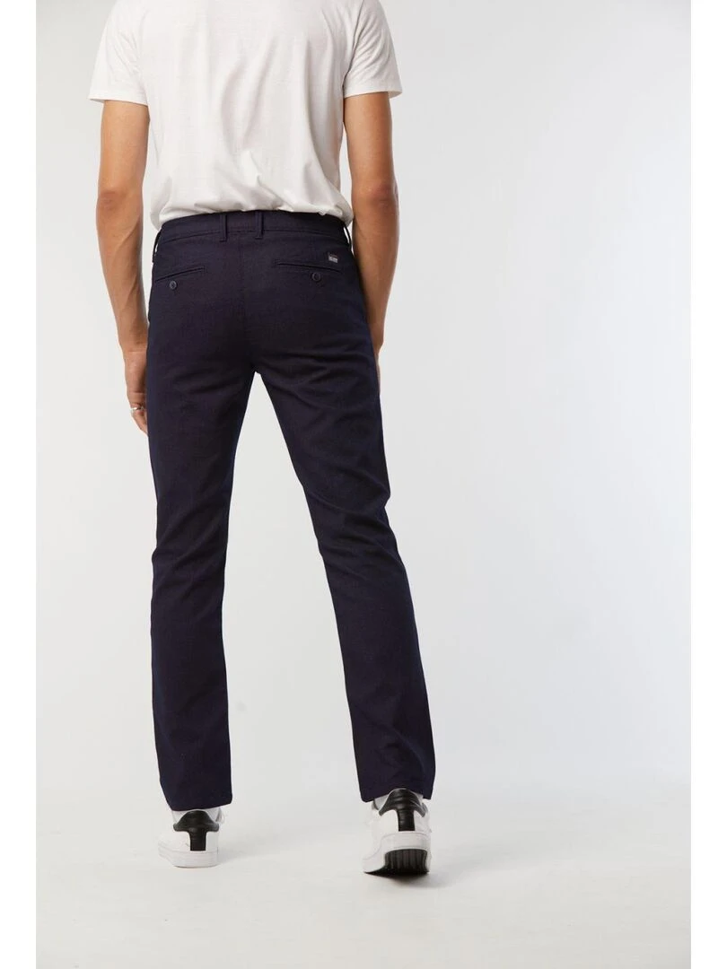 Lee Cooper   Pantalon coton chino GALANT   Bleu foncé