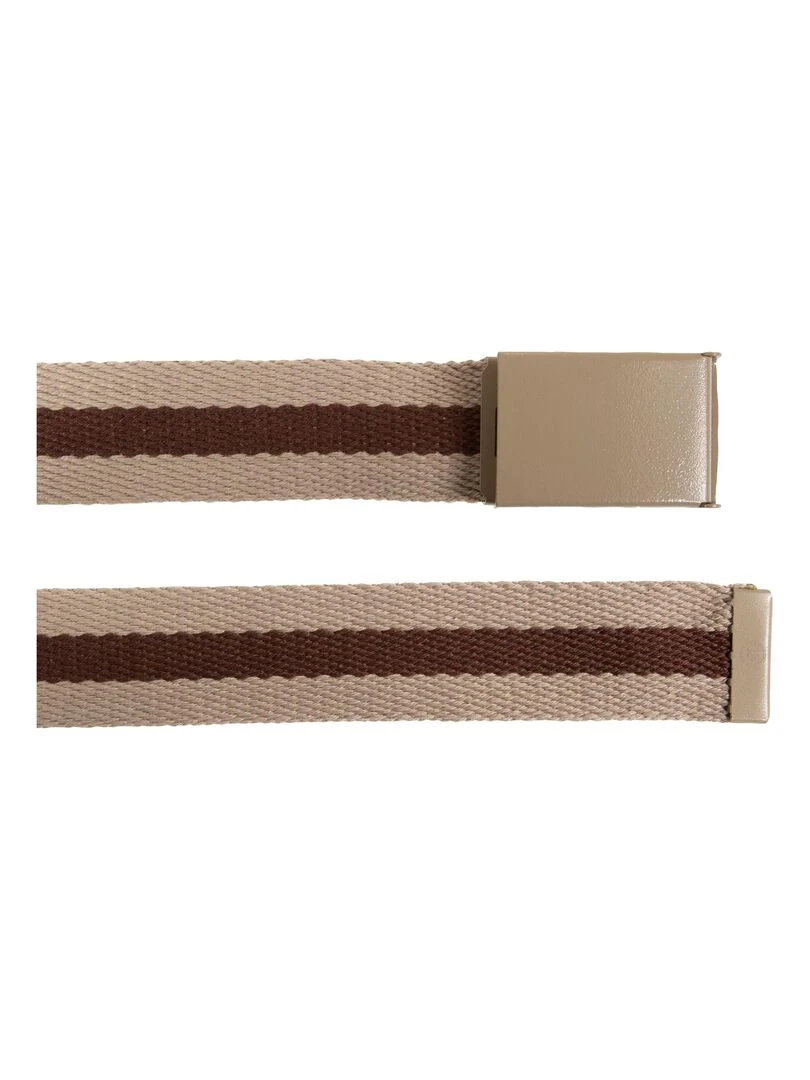 Ceinture Homme corde bicolore Beige