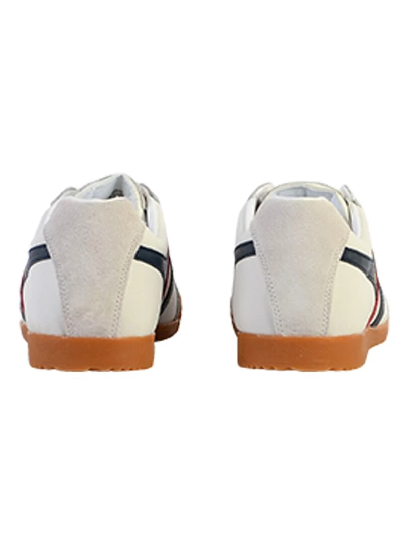 Basket Cuir Gola Harrier   Blanc