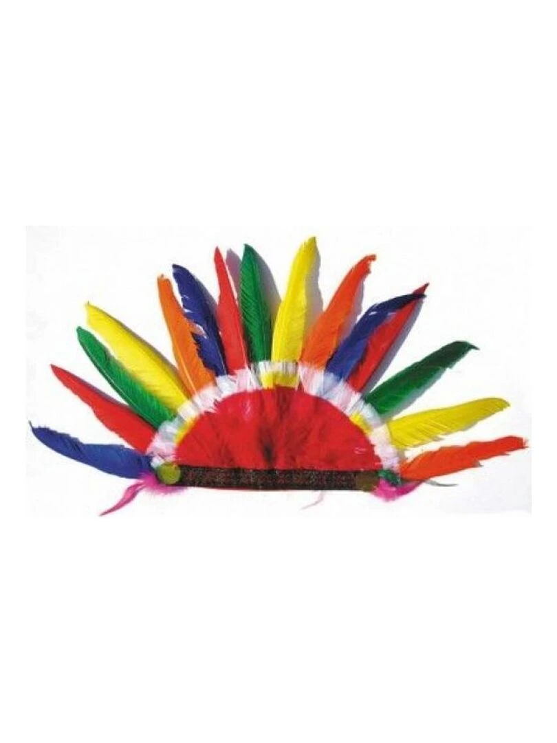 Coiffe chef Indien Multicolore Rouge