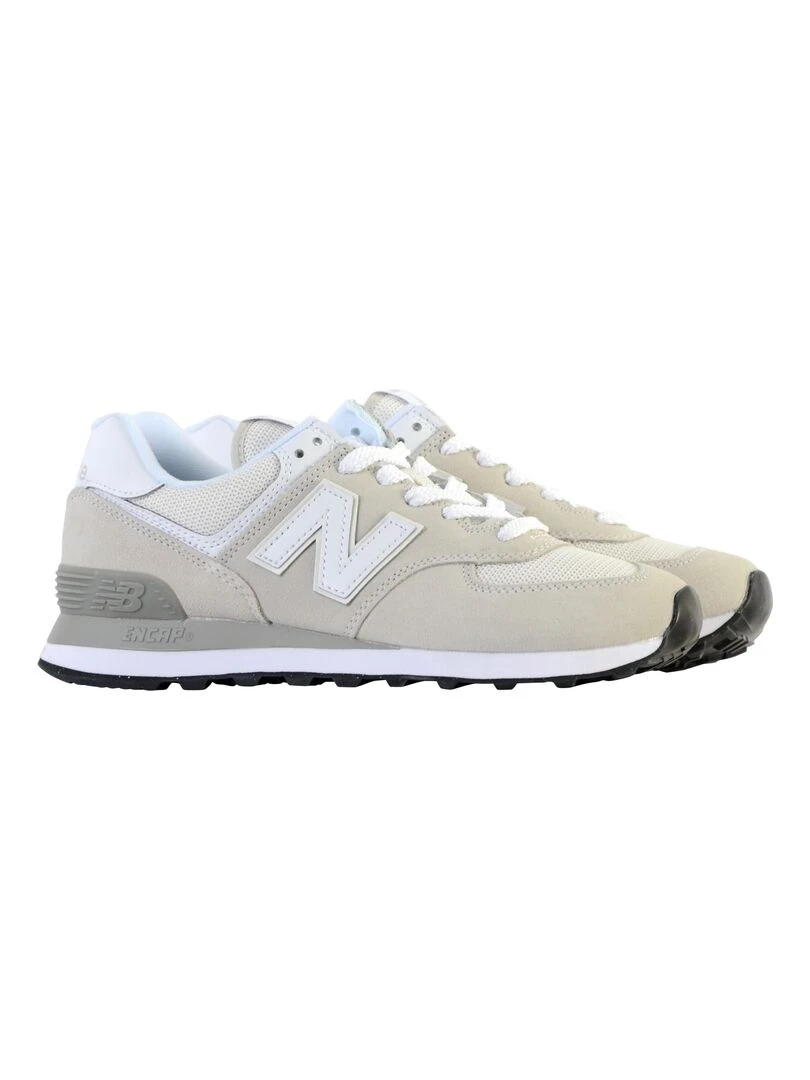 Basket Cuir New Balance 574 *   Gris