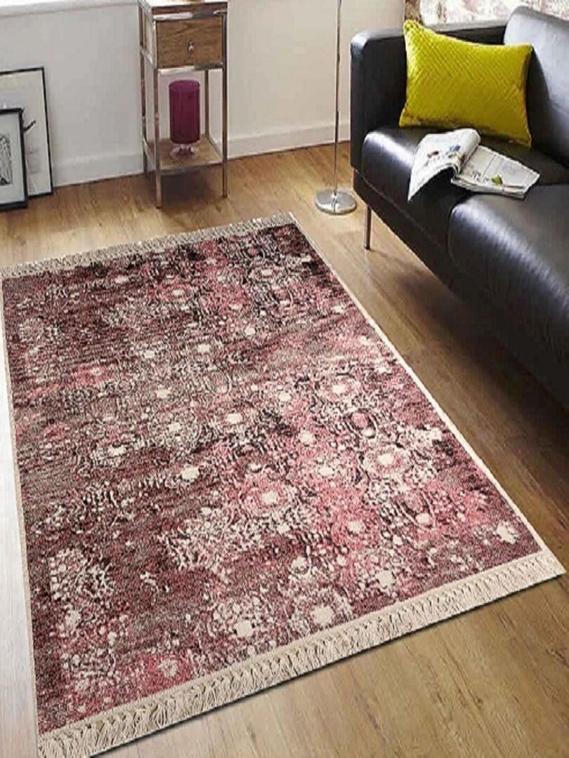 Tapis MEDAILLON Rose Rose parme
