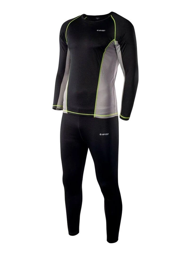Hi Tec   Ensemble Sous vêtements thermiques KAMO   Noir Gris clair