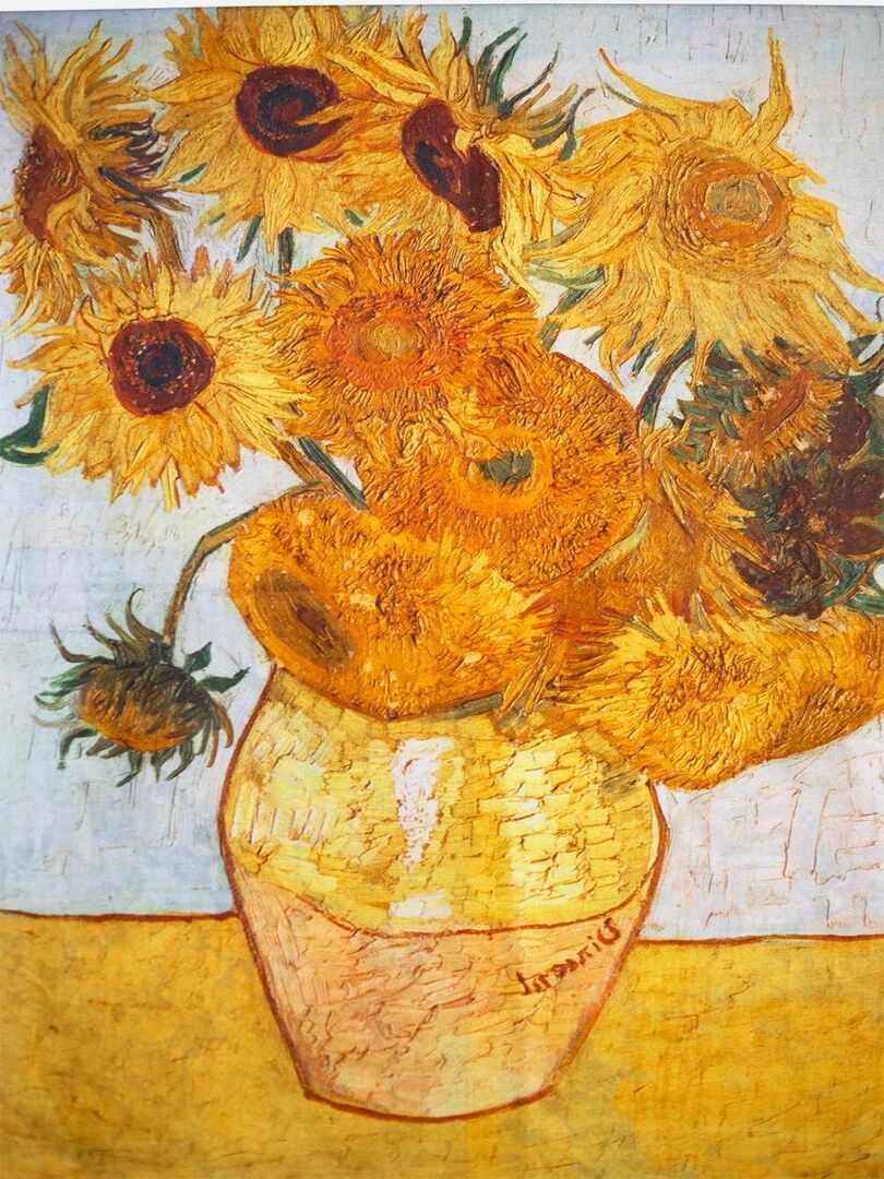 Echarpe "Tournesol" Van Gogh Kebello   Jaune