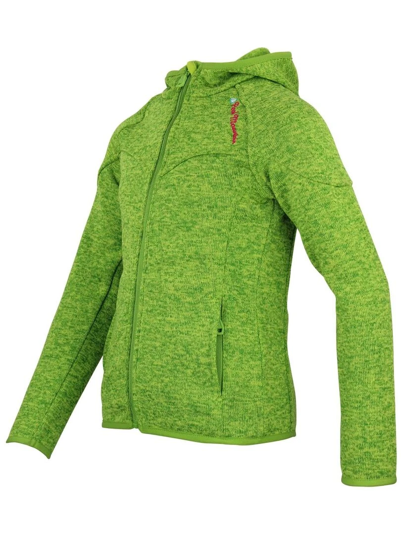 Blouson polaire fille GATORA   PEAK MOUNTAIN   Vert