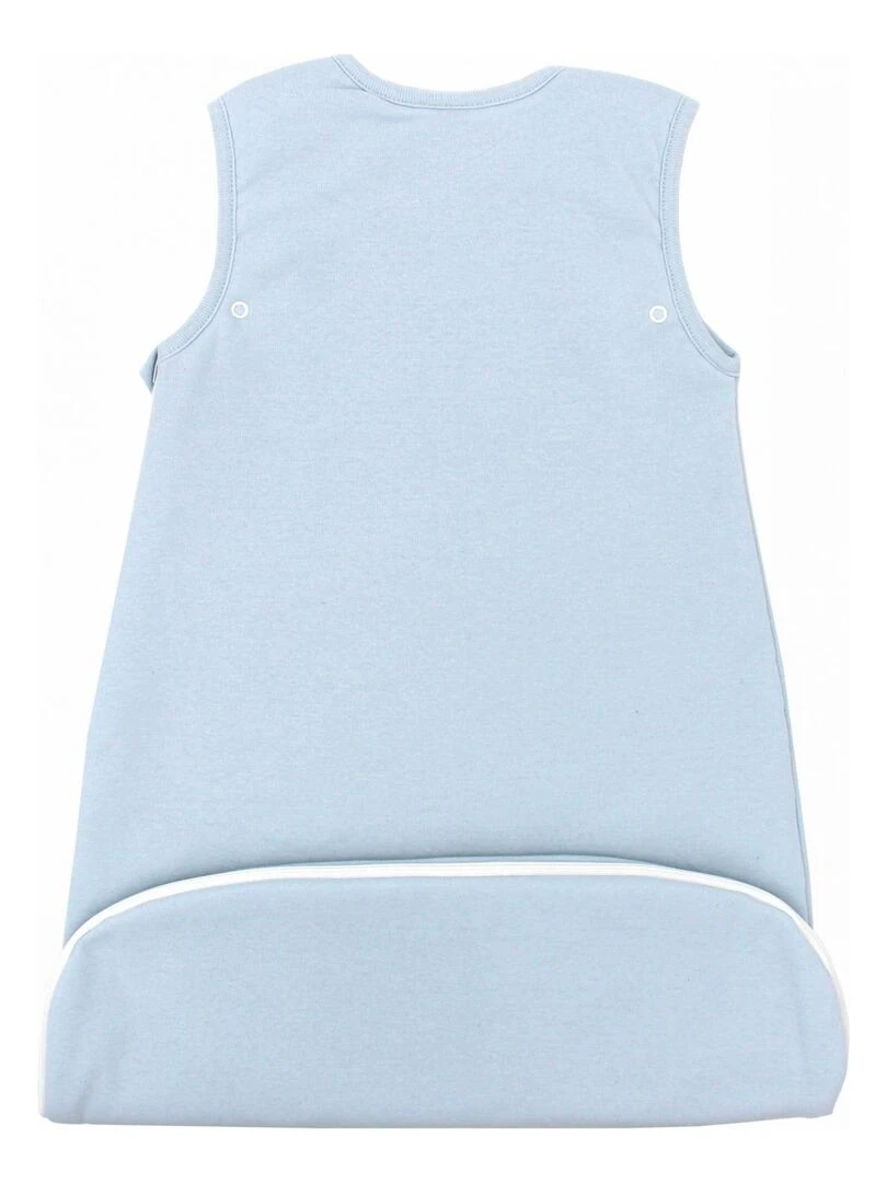 Gigoteuse Mi saison Évolutive 3 6 mois en Coton Bio Azur   Bleu clair