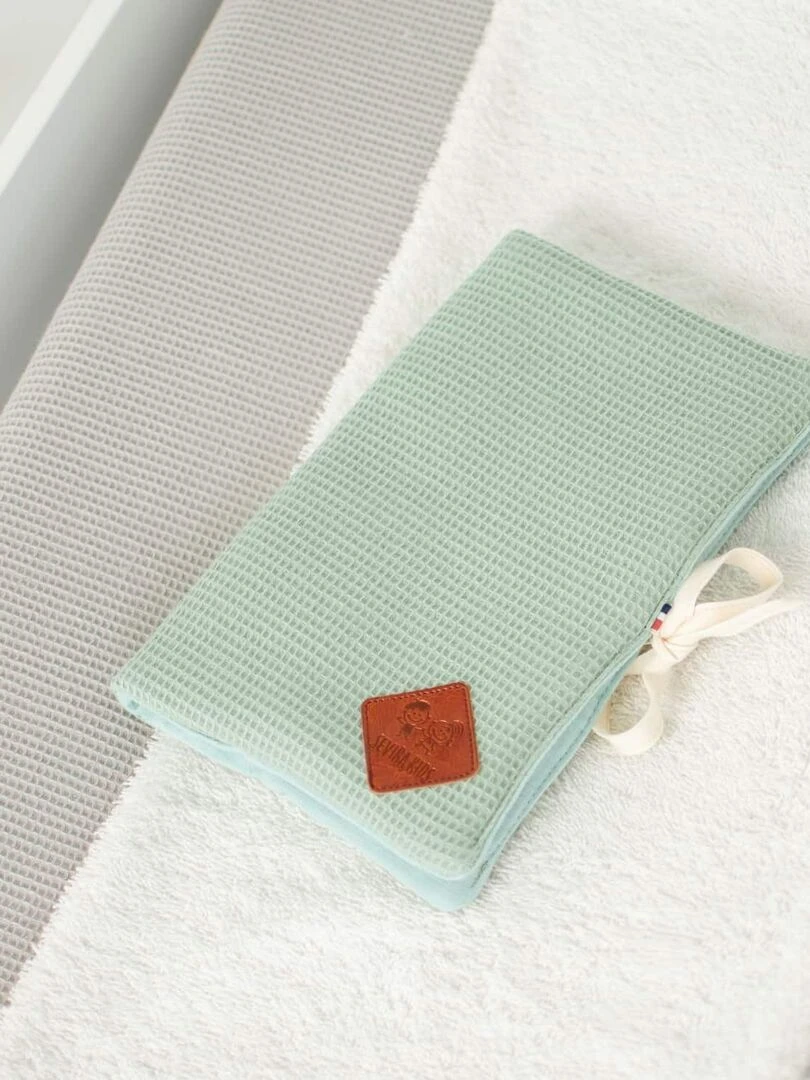 Housse de matelas à langer  Nid d'abeille   Gris