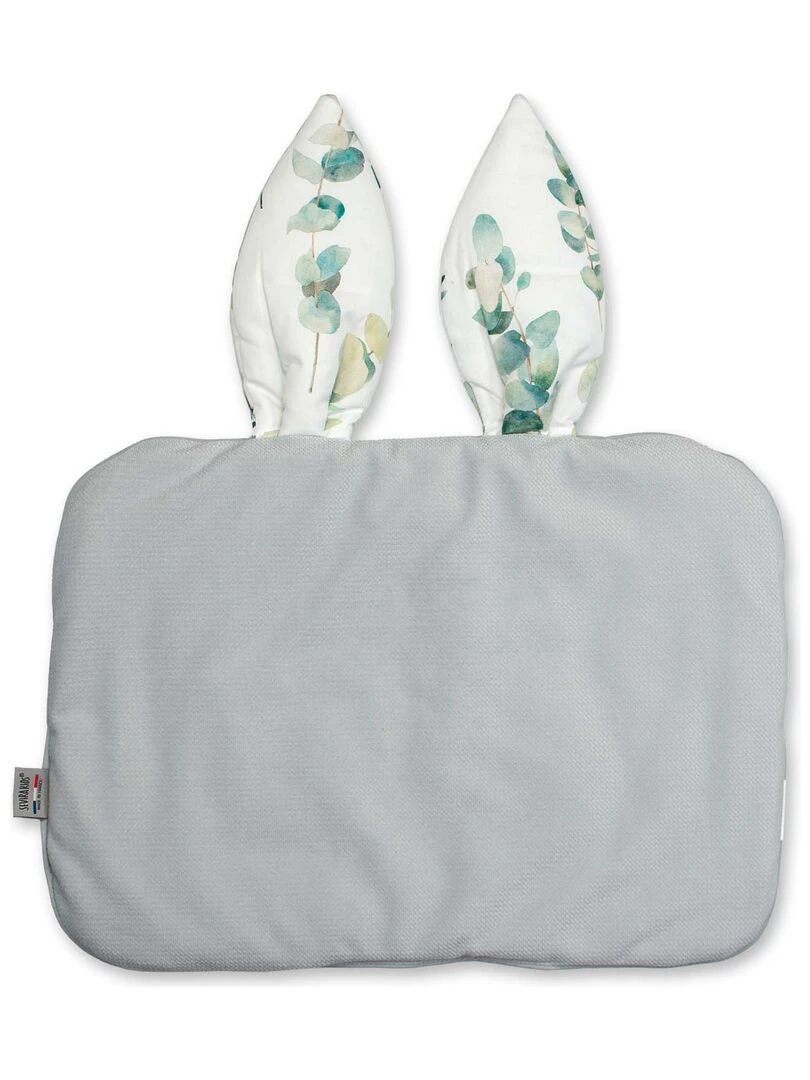 Oreiller extra plat lapin Eucalyptus Multicolore