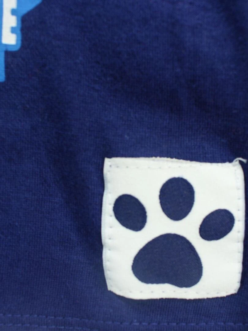 La Pat' Patrouille   T shirt garçon imprimé La Pat' Patrouille en coton   Bleu marine