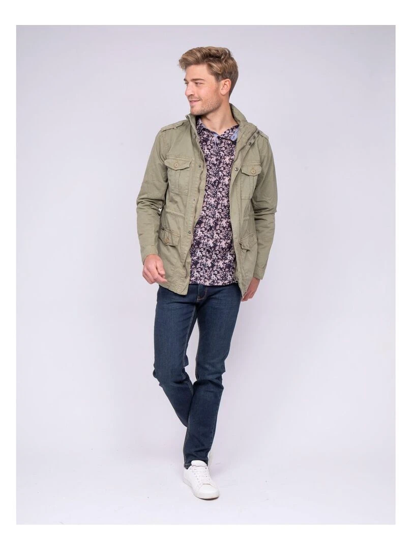 Veste saharienne ZUSTAVE   Kaki