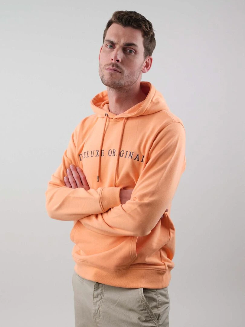 Sweat en jersey french terry pour homme 'Deeluxe'   Abricot
