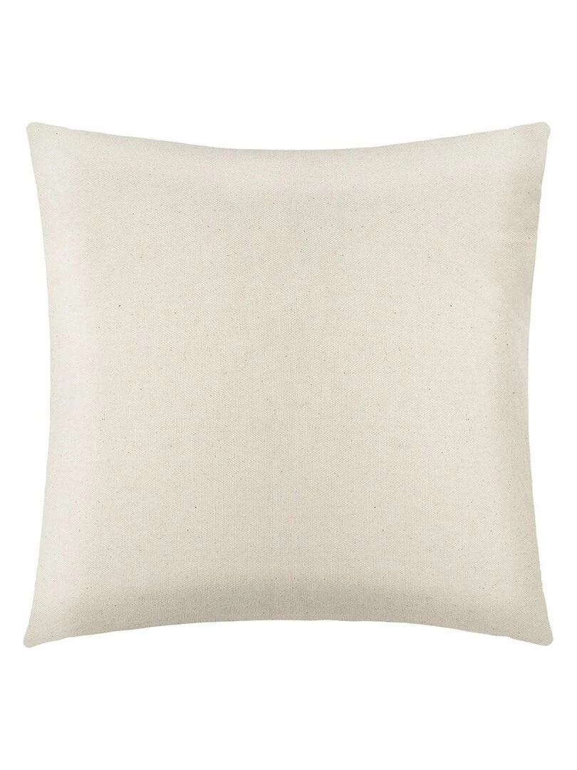 Housse de coussin chenille Art Déco 40x40 cm   Bleu