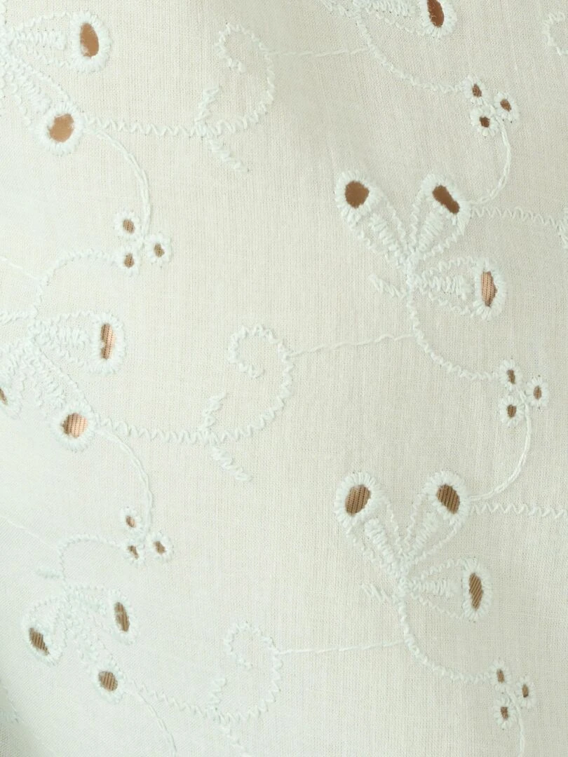 Chemisier broderie anglaise   Damart   Vert d'eau