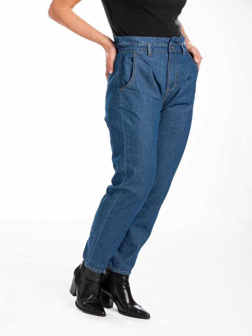 Jeans coupe mom coton LUCIE 'Rica Lewis' Bleu