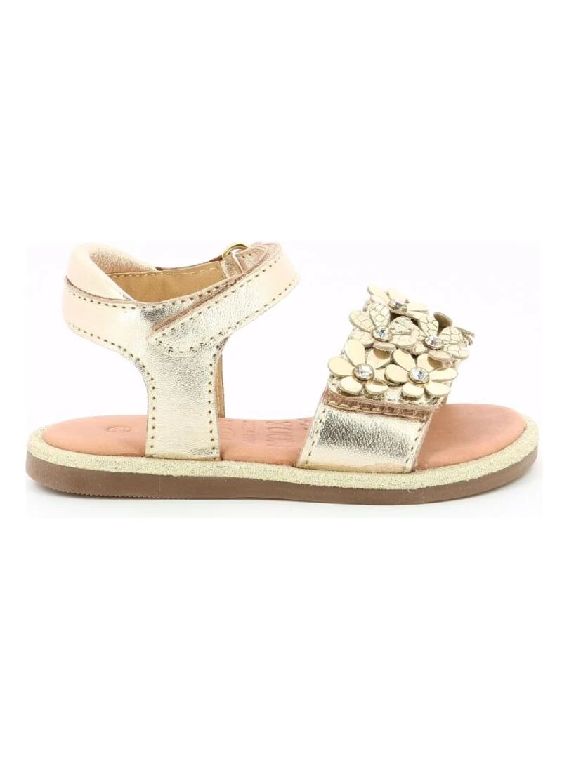 Sandales Cuir Parlotte Doré/or