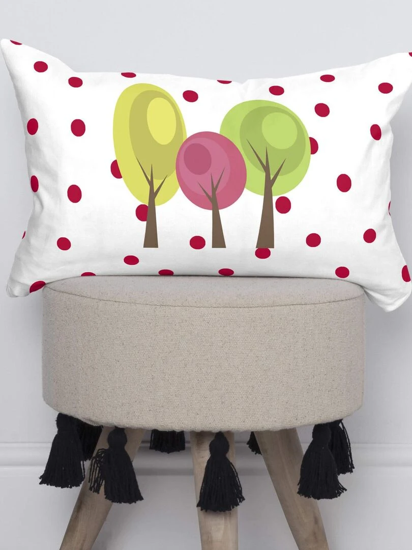 Housse de coussin Grandma "Happyfriday"   Blanc