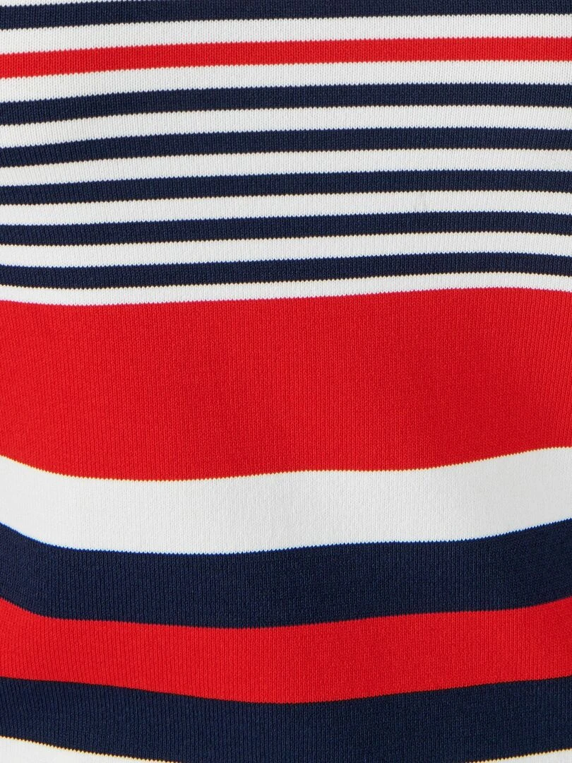 Pull esprit marinière   Damart   Rouge