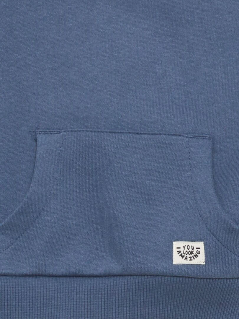 Sweat à capuche Bleu