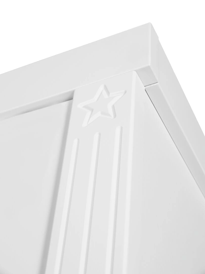 ROBA Armoire "Maxi" – 3 portes et 2 tiroirs – style maison de campagne   Blanc