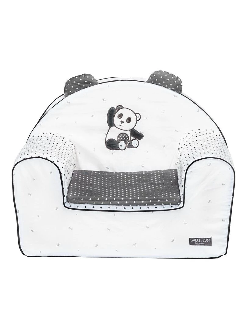 Fauteuil club 42x41cm en coton blanc SAUTHON Blanc