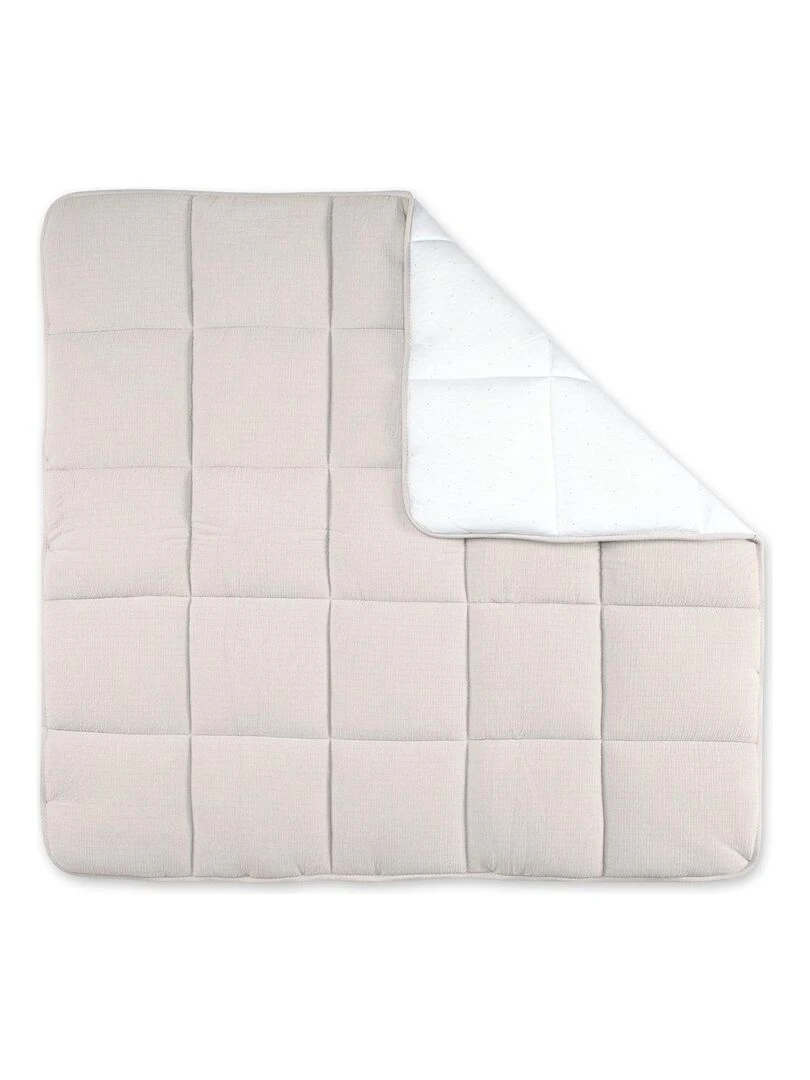 Bemini Tapis de parc et jeu Pady tetra jersey et jersey Beige sable