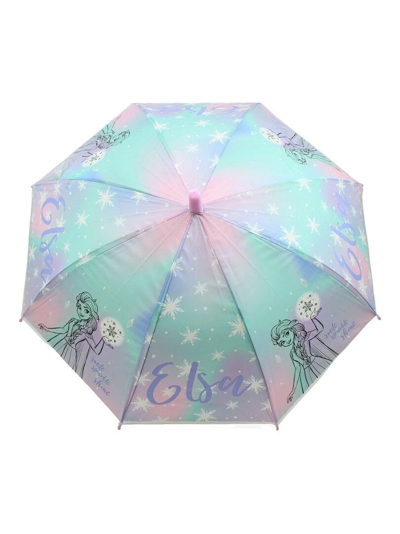 Disney   Parapluie fille imprimé La Reine Des Neiges   Rose
