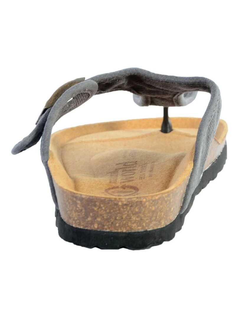Sandales Eco Responsable Natural World Bio Enzimatico   Noir