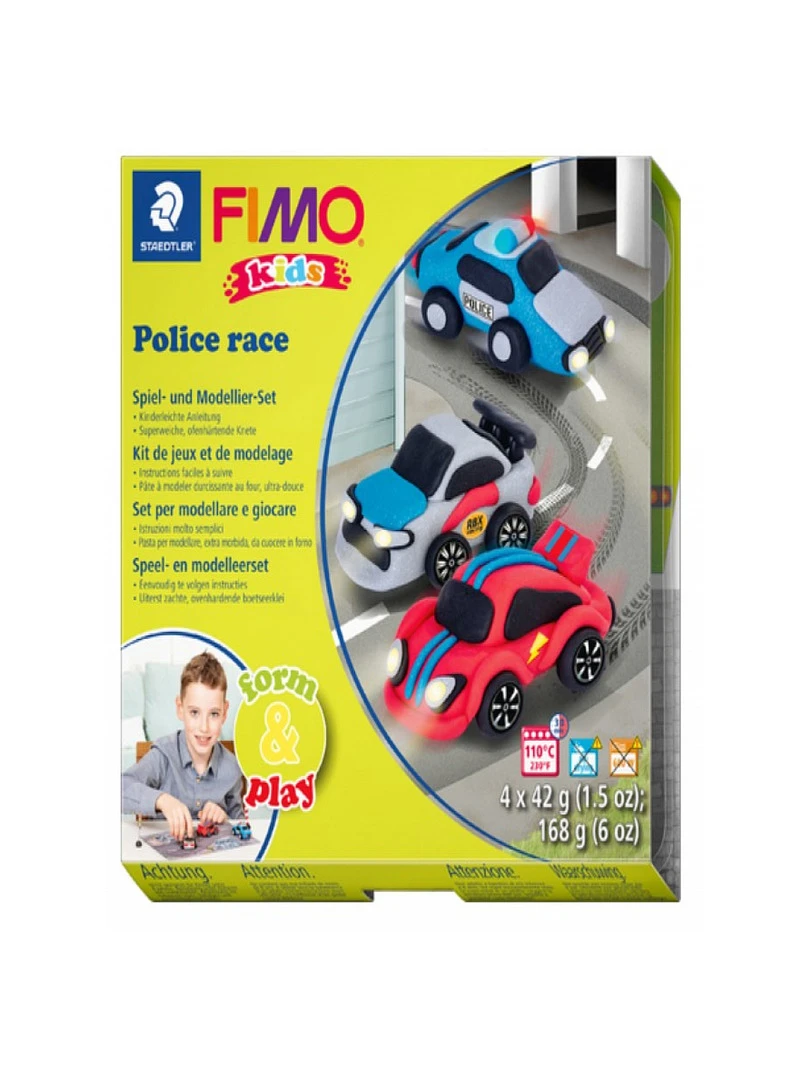 Kit Fimo Kids Course De Police N/A