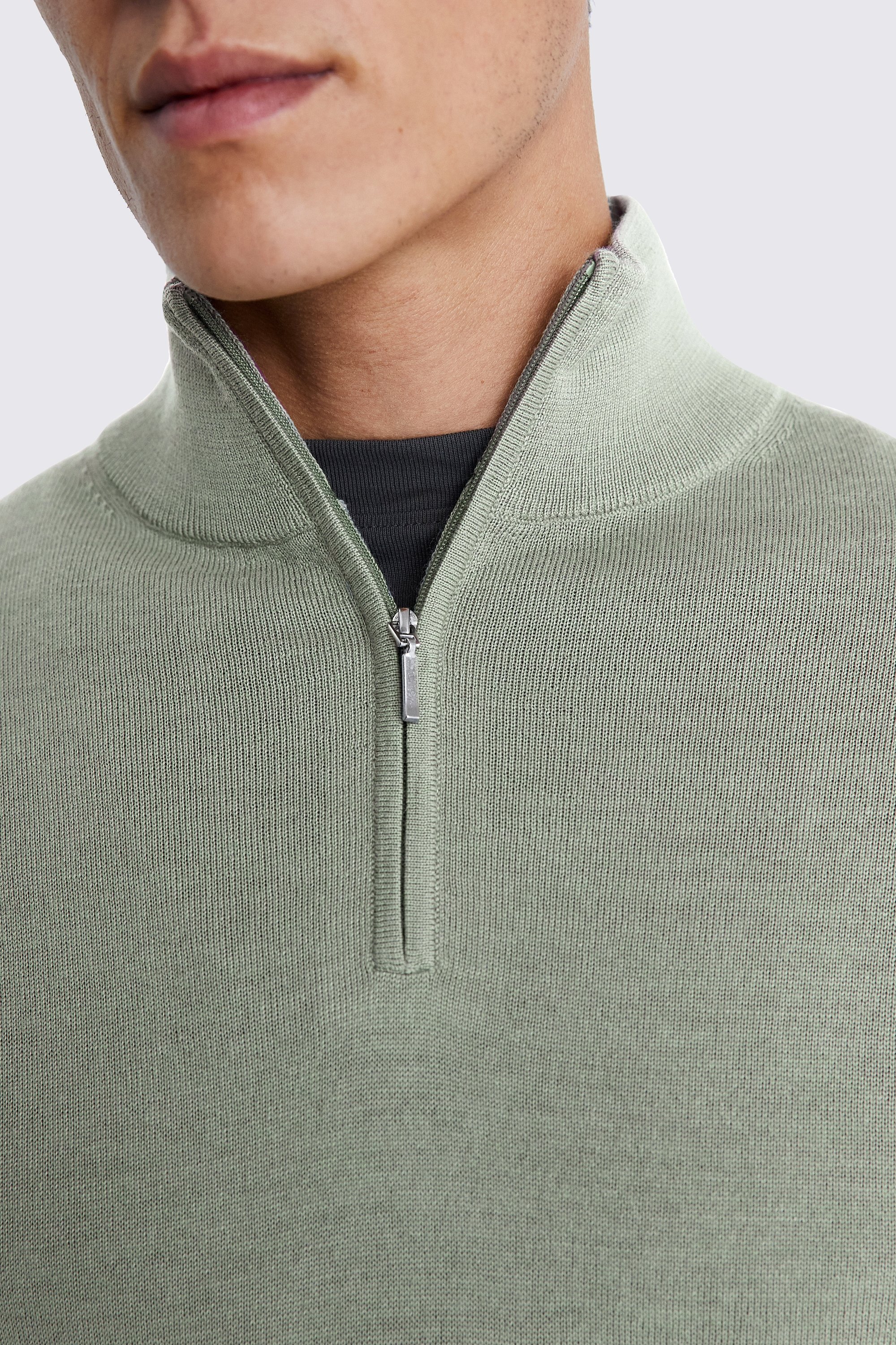 Light Grey Cashmere Crew Neck Jumper   Buy Online at Moss