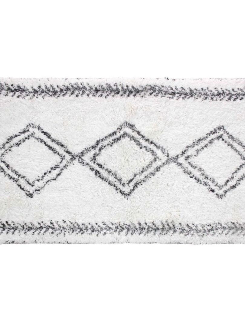 Tapis de bain 50x80cm Freya blanc 100%coton Blanc