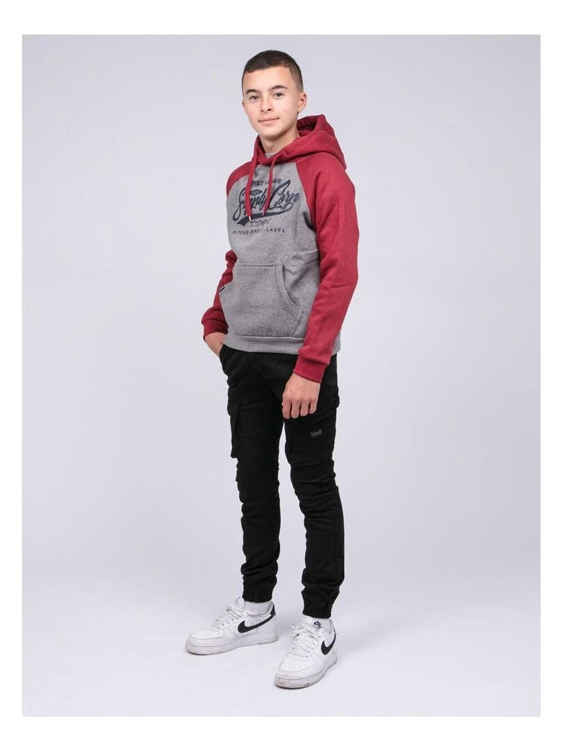 Sweat capuche WANDERLUST J   Bordeaux
