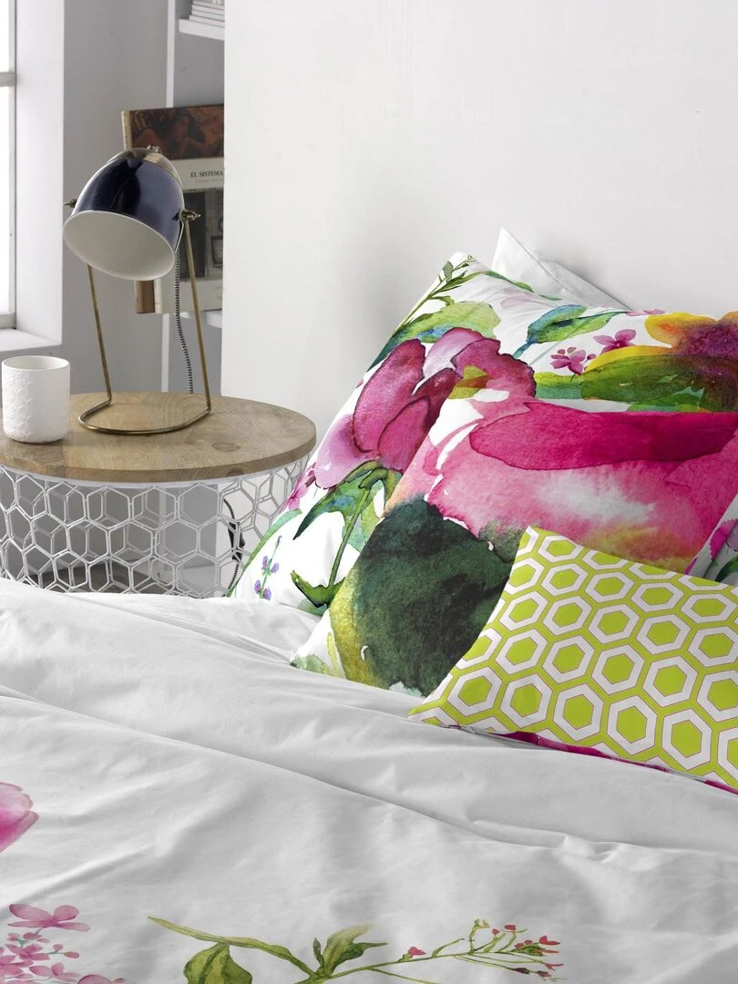 Coussin Clouds "Happyfriday"   Rose