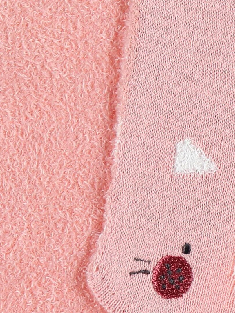 Echarpe en tricot    Noukie's   Rose