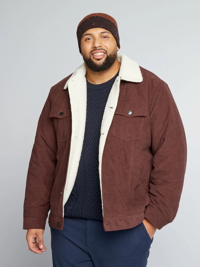 Blouson style aviateur Marron