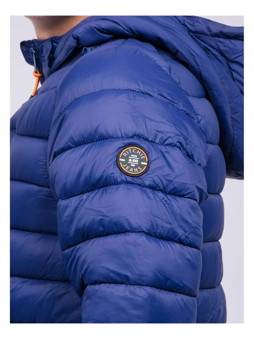 Doudoune capuche ZEGEL J   Bleu
