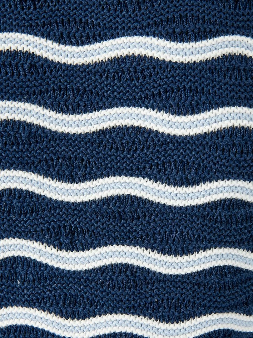 Pull à rayures   Damart   Blanc