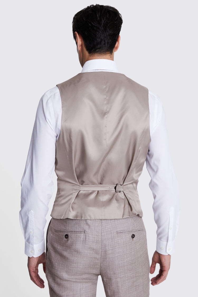Slim Fit Light Grey Waistcoat    Buy Online at Moss