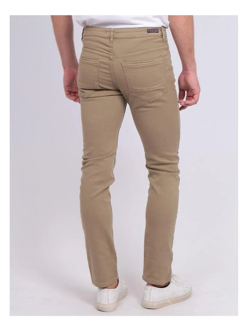 Pantalon 5 poches CANDELO Marron