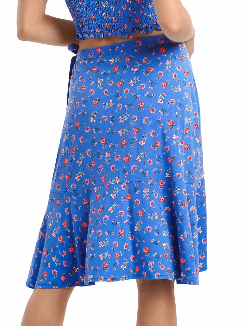 Jupe estivale Java Bleu