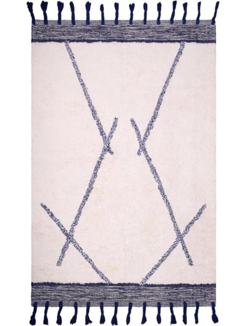 Tapis Rectangulaire Shaanti (110 X 170 Cm) Bleu