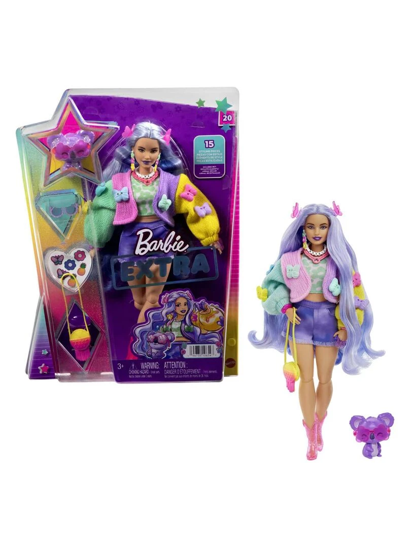 Poupée Barbie Extra et koala   N/A