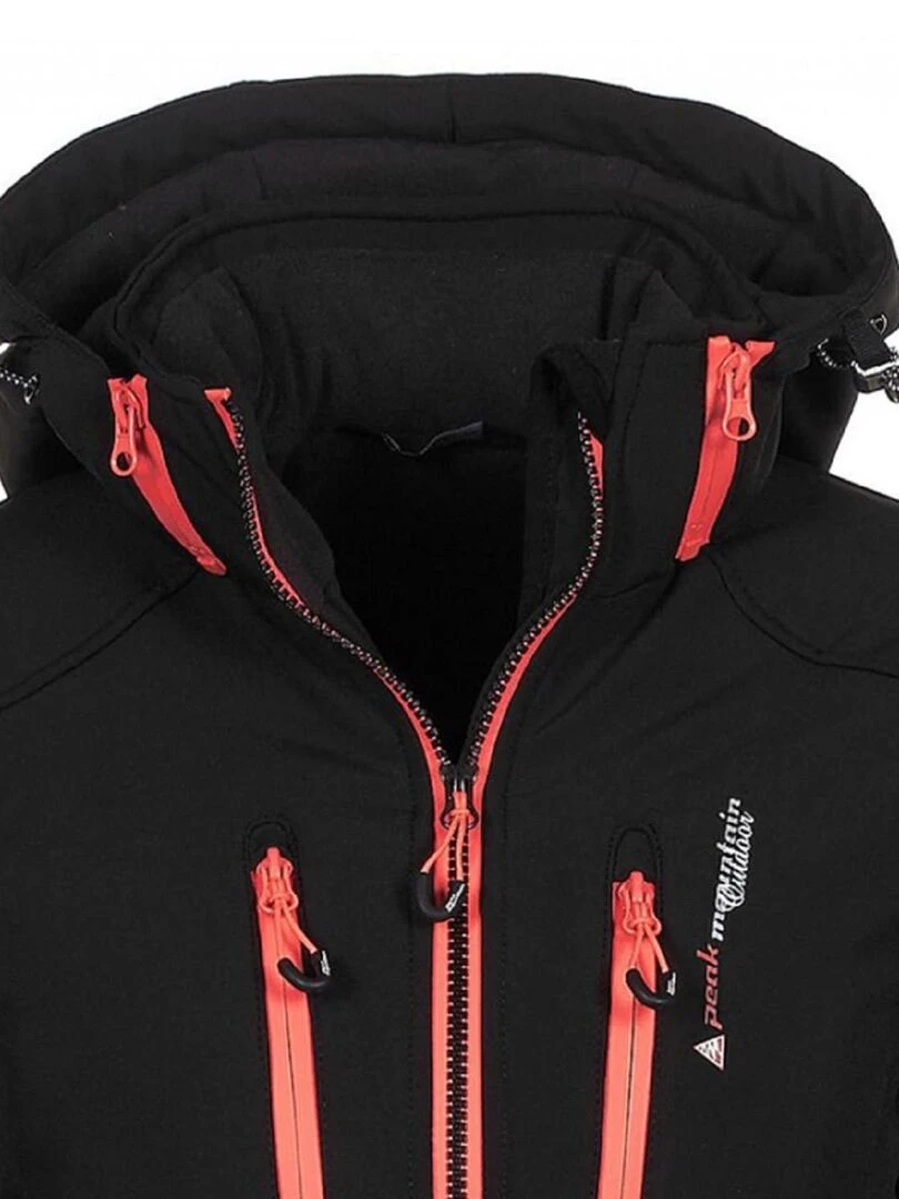 Blouson softshell femme ANADI   PEAK MOUNTAIN   Noir Noir